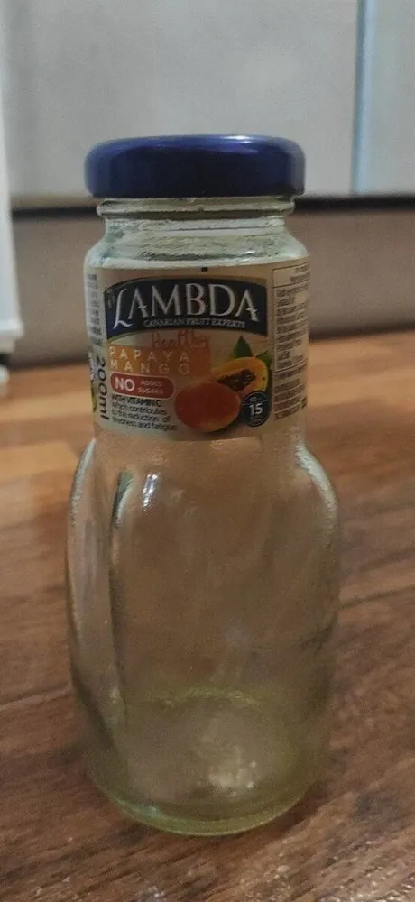 Lambda papaya-mango sin azúcar añad