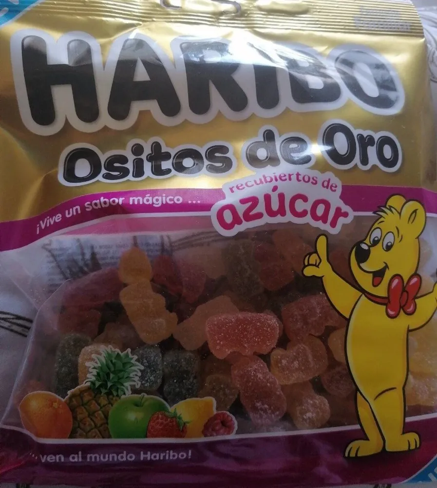 Ositos de oro recubiertos de azúcar