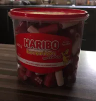 haribo favoritos red and white