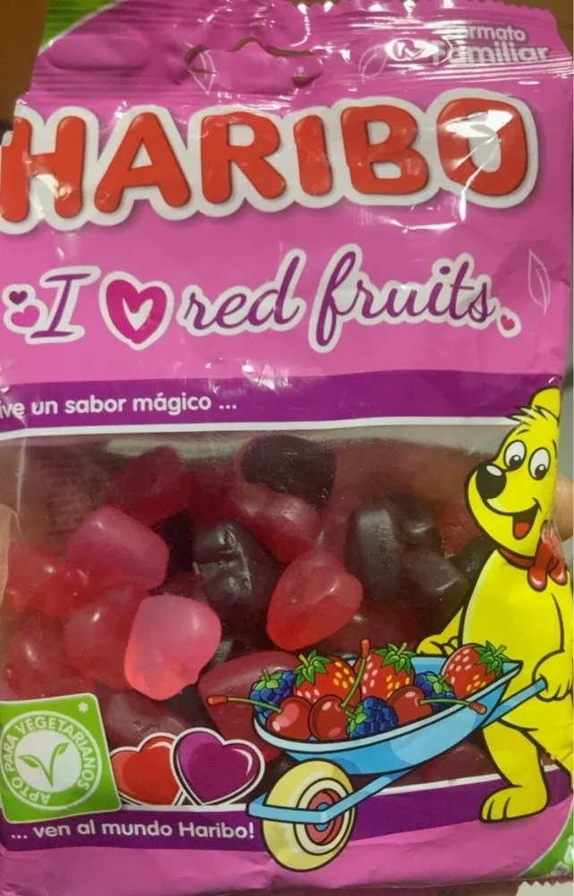 Haribo I ❤️ red fruits