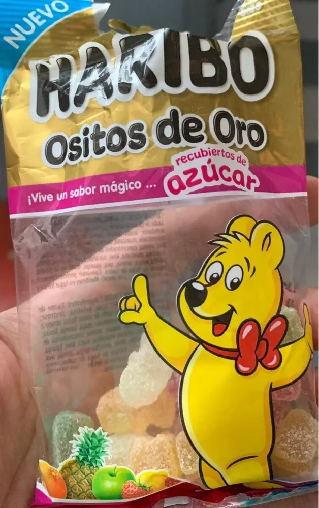 Ositos de oro recubiertos de azúcar