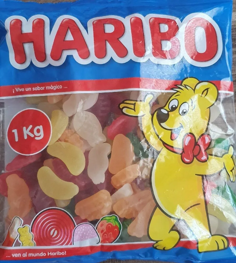 Haribo - Frutas Tropicales Super - Caramelos De Goma - 1 KG
