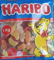Haribo - Frutas Tropicales Super - Caramelos De Goma - 1 KG