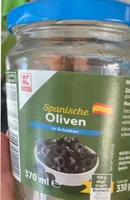Spanische Oliven in Scheiben