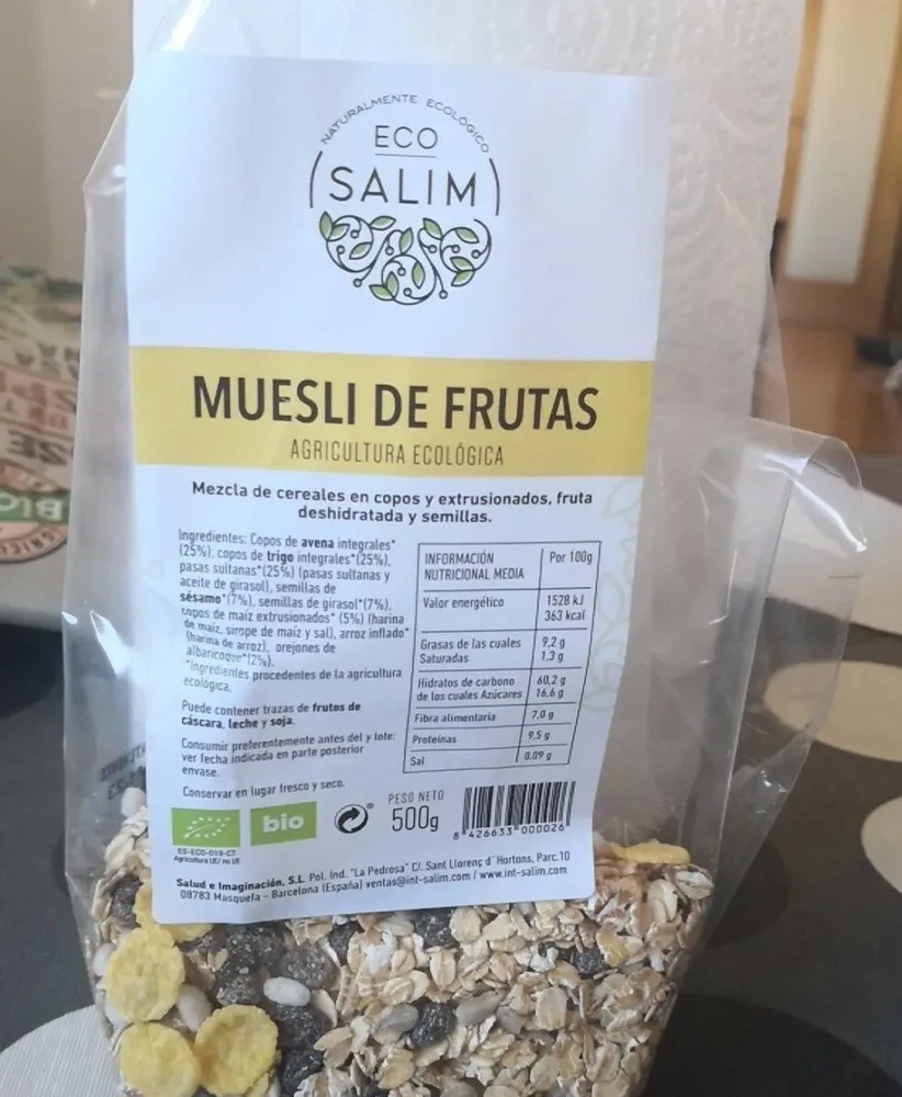 Muesli de frutas