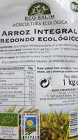 Arroz integral redondo ecológico