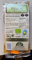 Fideos con verduras ecológicas
