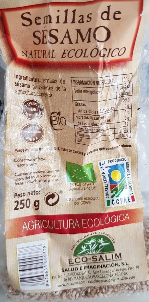 Semillas de sésamo