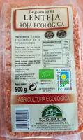 Lenteja roja ecológica