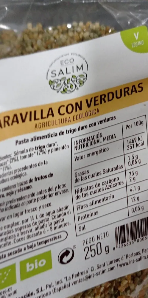 Maravilla con verdurad