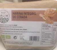 Harina integral de cebada