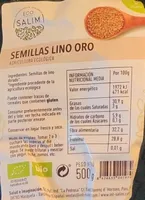 Semillas lino dorado