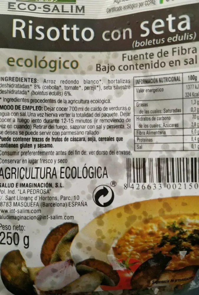 Risotto con Seta