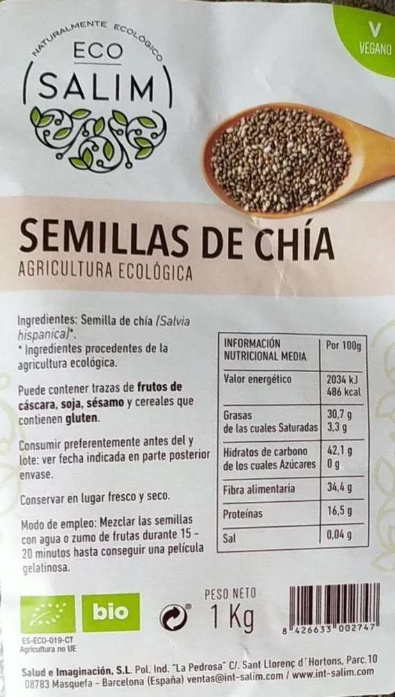 Semillas de Chía