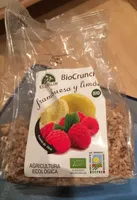 Biocrunch frambuesa y limón