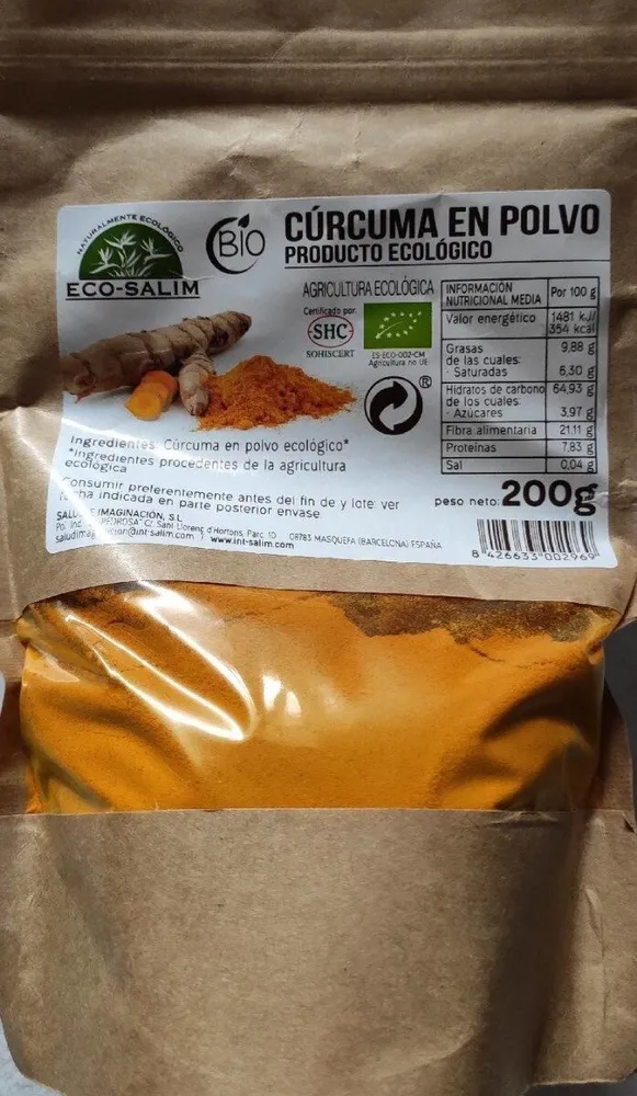 Cúrcuma en polvo