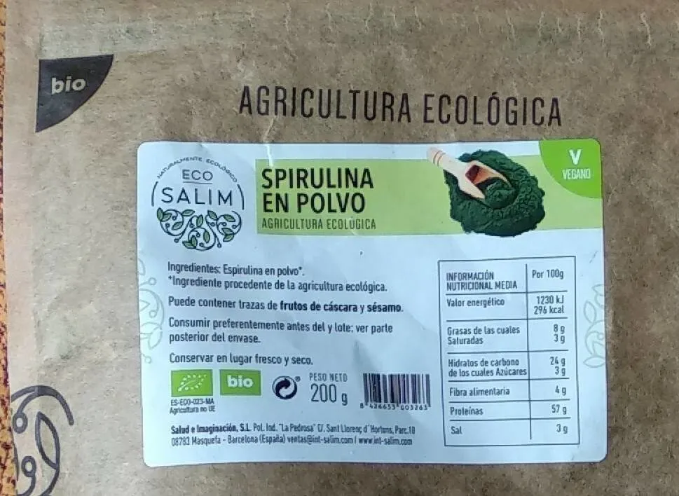 Spirulina en polvo