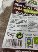 Semillas de chia molidas ecològicas