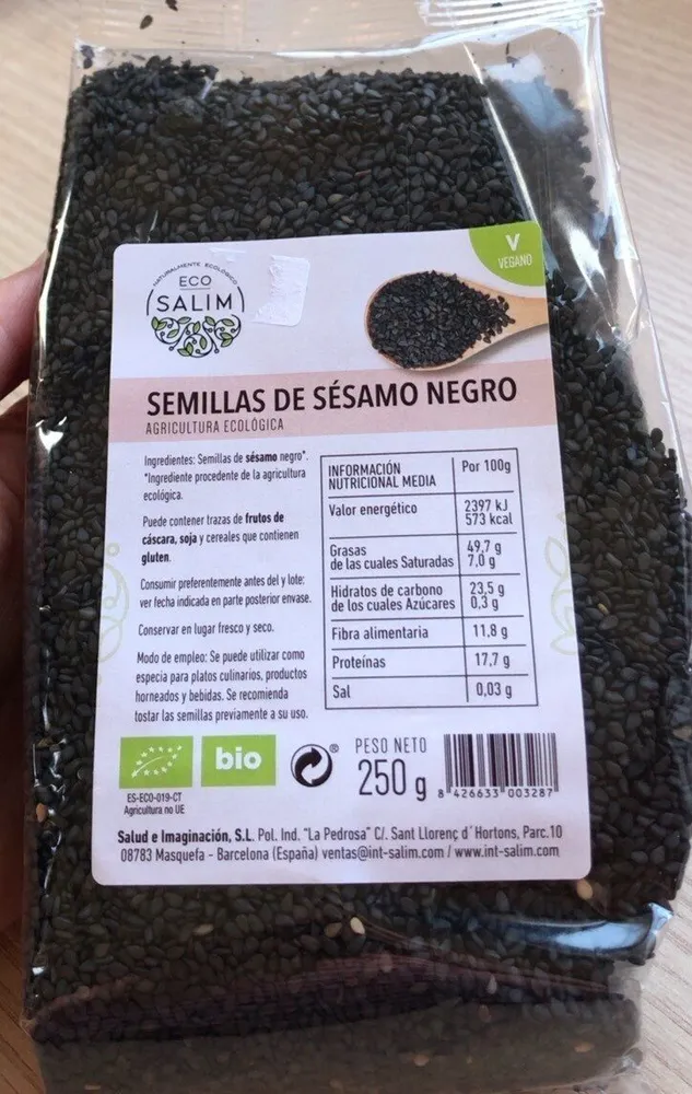 Semillas de Sésamo negro