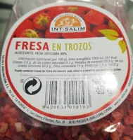 Fresa en trozos