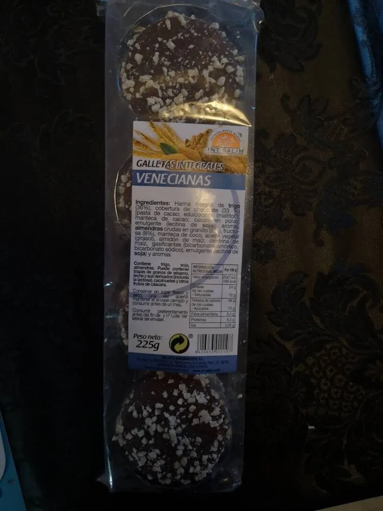 Galletas integrales venecianas