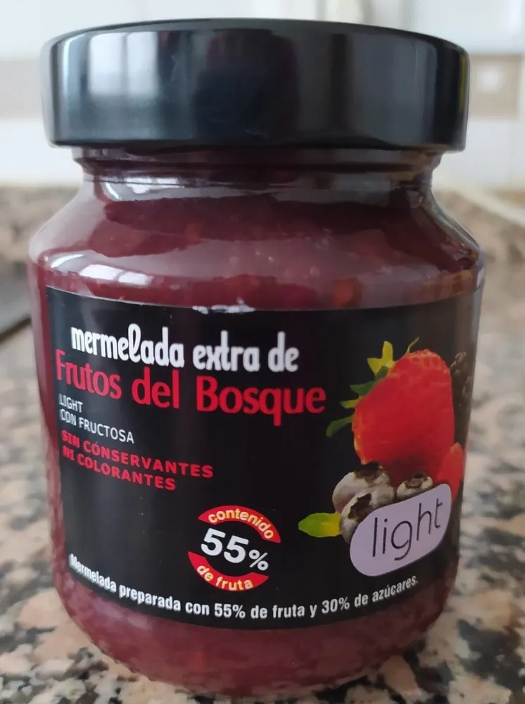 Mermelada extra de frutos del bosque