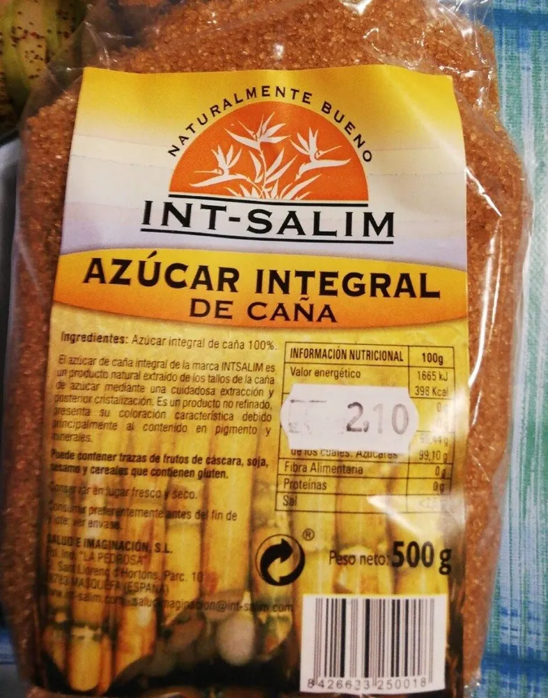 Azúcar integral de caña