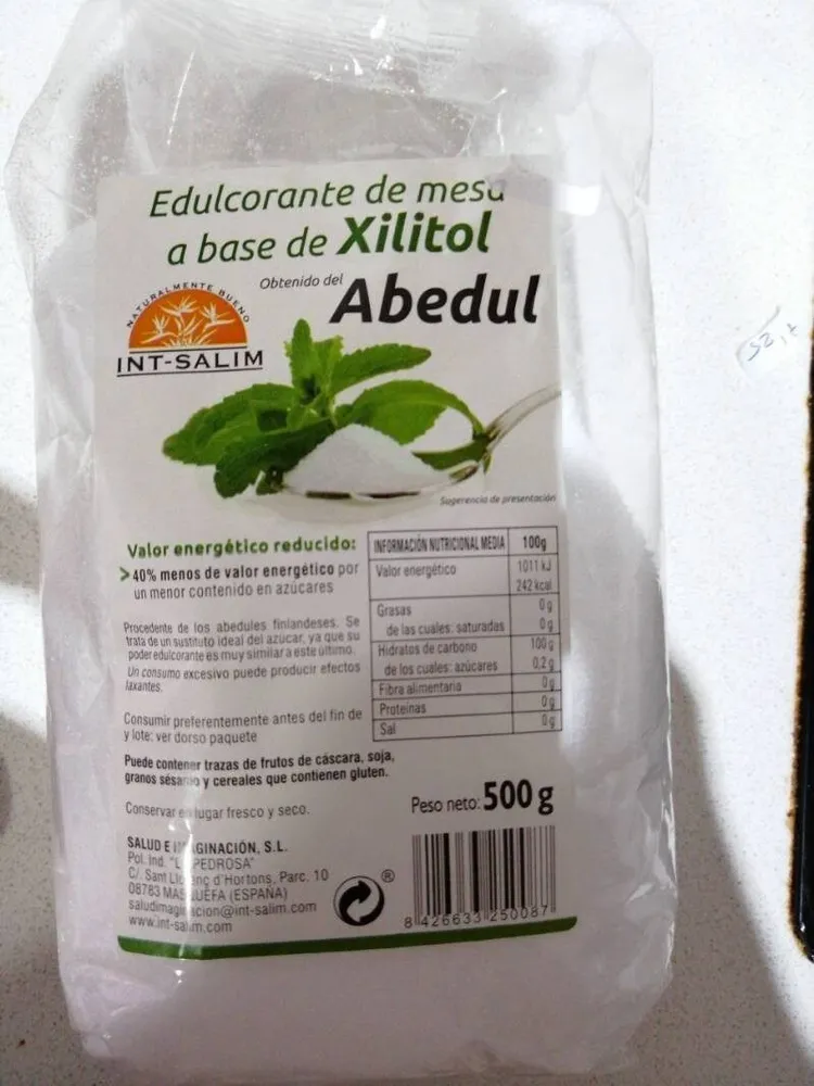 Edulcorante de mesa a base re xilitol