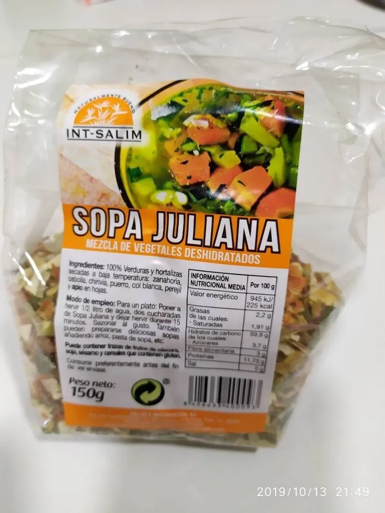 Sopa juliana