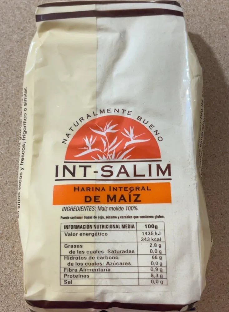 Harina integral de maiz