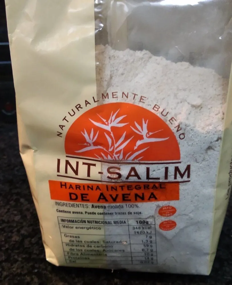 Harina integral de avena