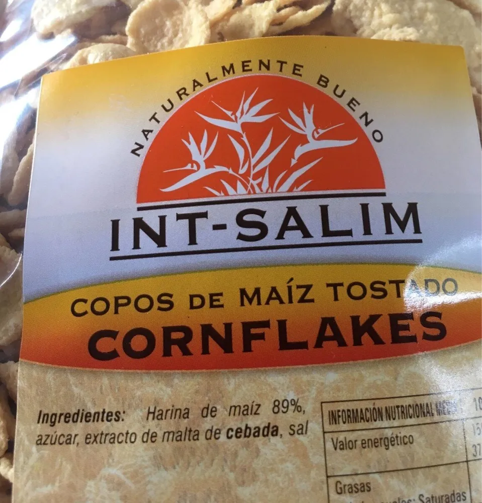Copos de maiz tostado