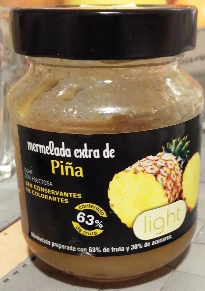 Mermelada extra de piña light