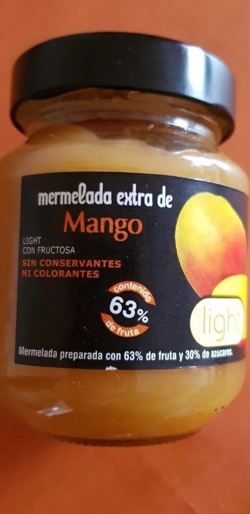 Mermelada extra mango light