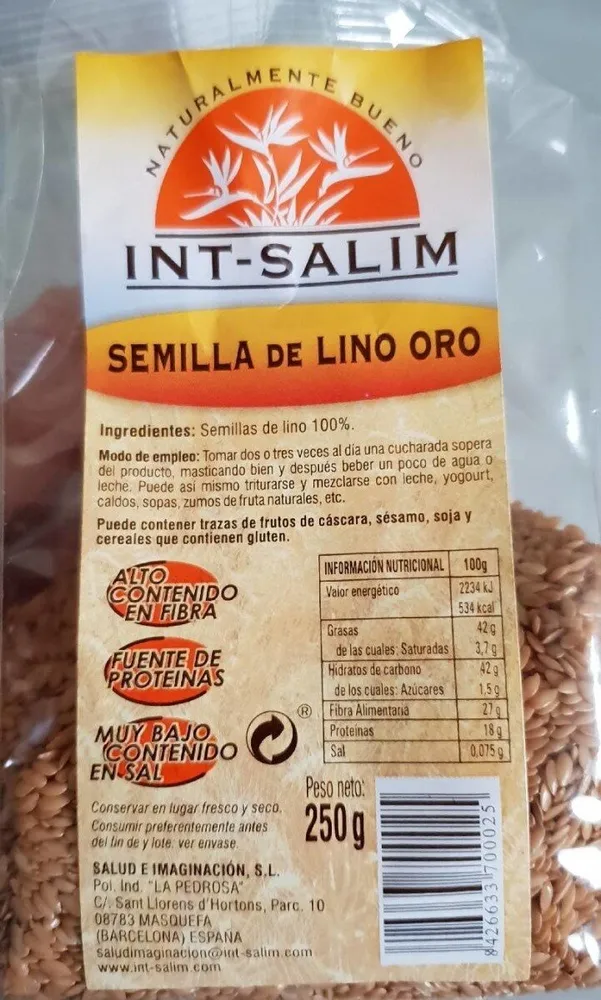 Semilla de lino oro