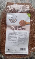 Semillas de lino marrón