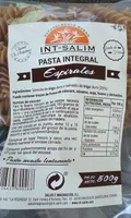 Pasta Integral Espirales (INT-SALIM)