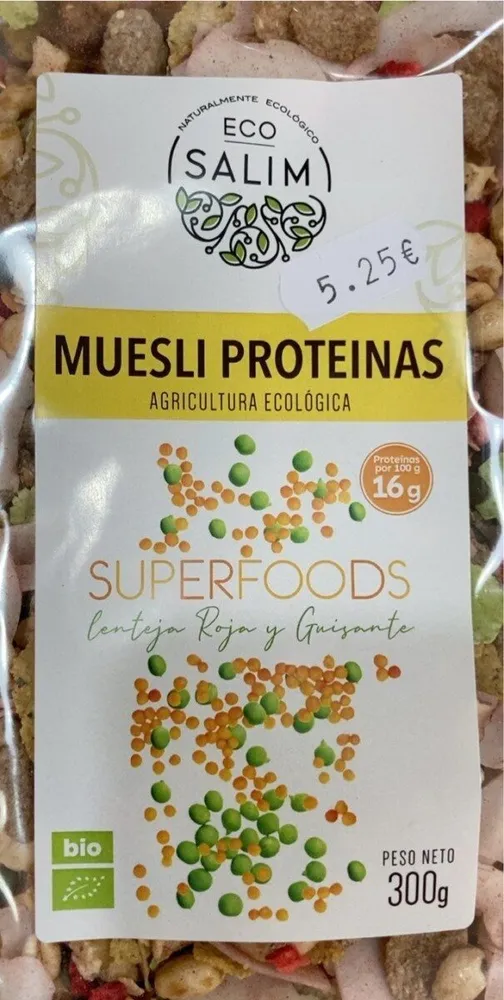 Muesli proteinas