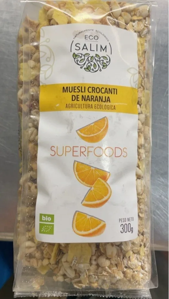 Muesli crocanti de naranja