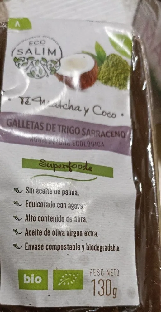 Te matcha y coco