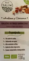 Galletas de trigo sarraceno avellanas y curcuma