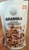 Granola con perlas dechocolate