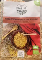 Arroz integral basmático de verduras