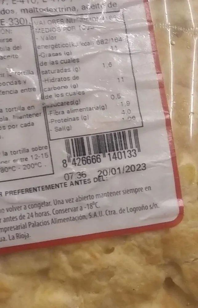 Tortilla de papa