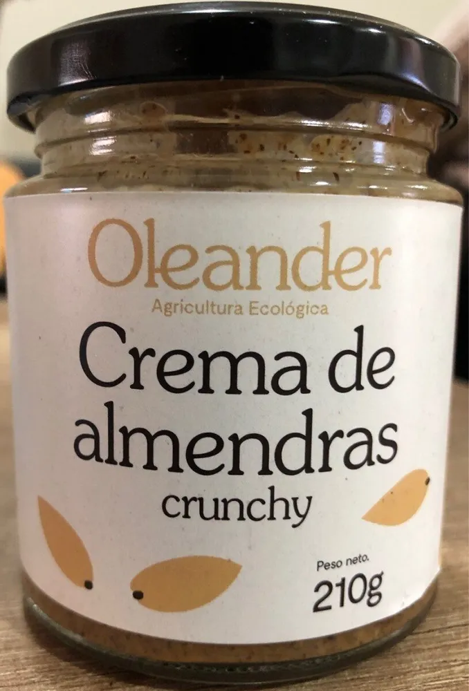 Crema de almendras crunchy