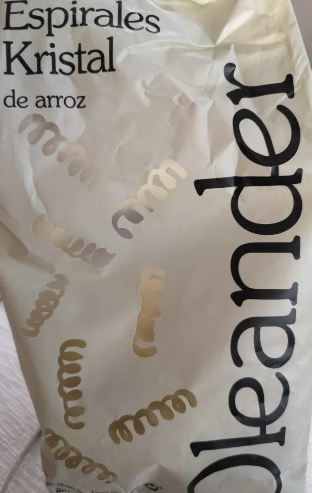 Espirales kristal de arroz