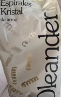Espirales kristal de arroz