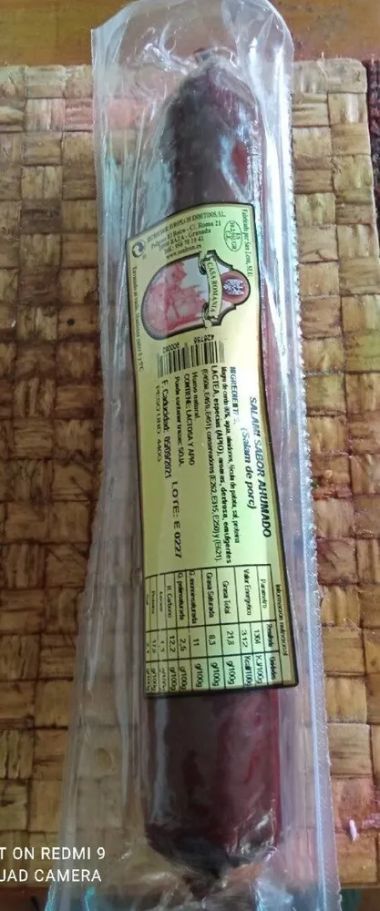 Salami sabor ahumado