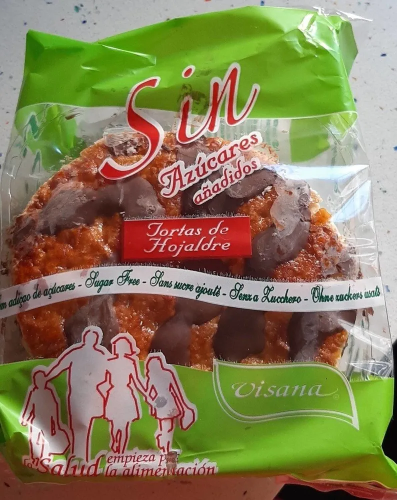 Tortas de hojaldre sin azúcar añadido