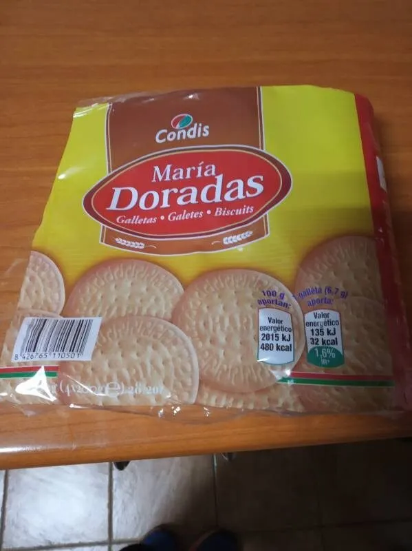 Galletas maría doradas